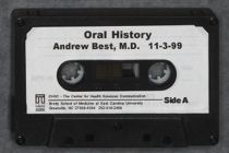Oral History Interview with Dr. Andrew Best November 3, 1999